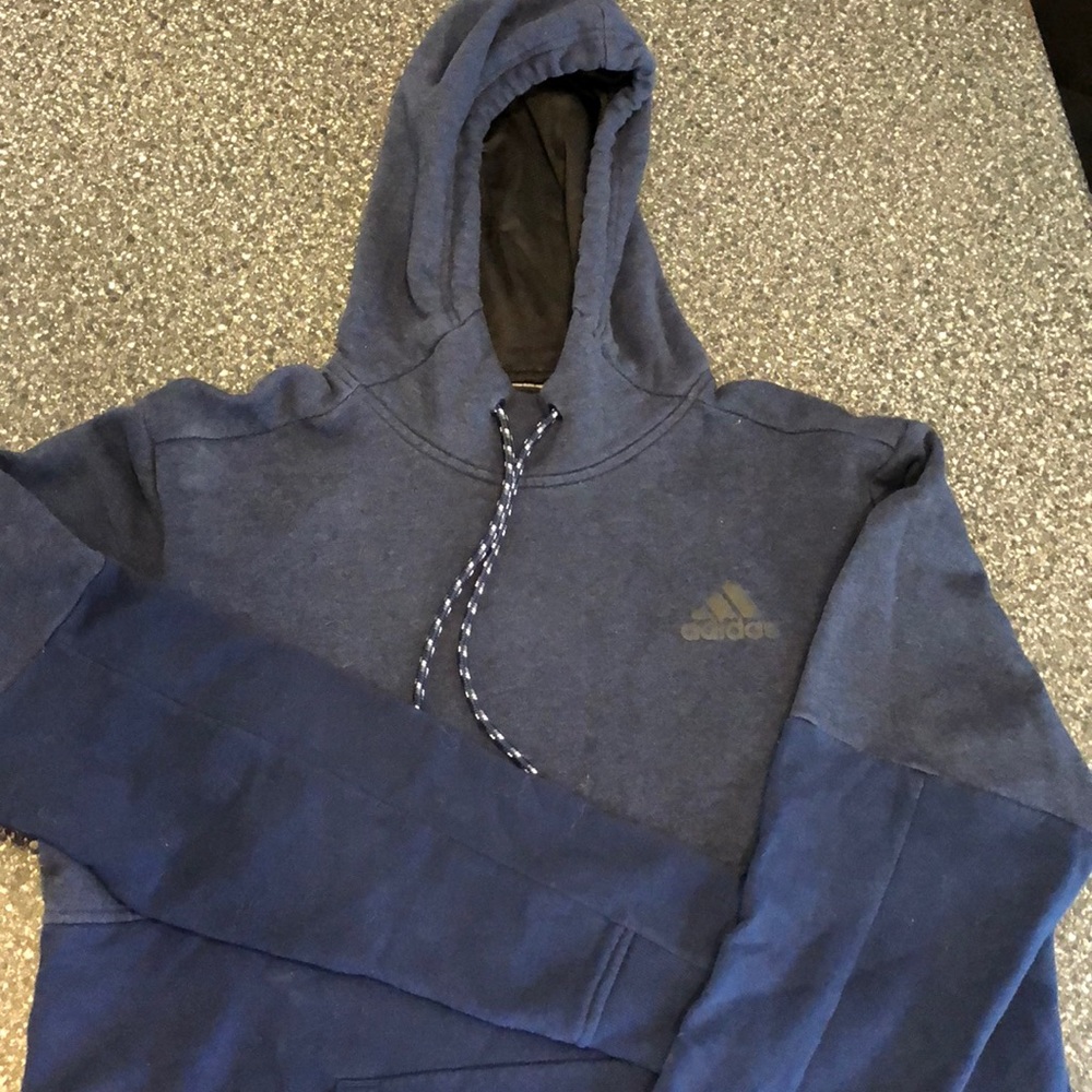 Adidas blue hoodie